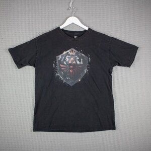 Legend of Zelda Great Shield Nintendo Tee Mens Large